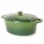 BergHOFF Neo Cast Iron Oval Casserole - Green Perspective: front