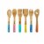 BergHOFF CooknCo Bamboo Utensil Set Perspective: front