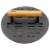 BergHOFF Cast Iron Slotted Steak Press - Black Perspective: front