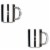 BergHOFF Stainless Steel Coffee Mug Set Perspective: front