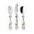 BergHOFF Ralph Kramer Circus Children's Flatware Set Perspective: front