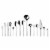 BergHOFF Essentials Stainless Steel Flatware Set - Silver Perspective: front