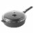 BergHOFF Cast Aluminum Saute Pan with Cover - Black Perspective: front