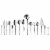 BergHOFF Finesse Stainless Steel Flatware Set Perspective: front