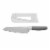BergHOFF Leo Stainless Steel Santoku Knife - Gray Perspective: front