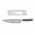 BergHOFF Leo Stainless Steel Chef Knife - Gray Perspective: front