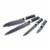 BergHOFF Essentials Ceramic Coated Knife Set - Black Perspective: front
