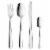BergHOFF Essentials Sereno Stainless Steel Flatware Set with Wood Drawer Organizer Perspective: front