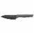 BergHOFF Essentials Ergonomic Stainless Steel Chef's Knife with Sleeve - Black Perspective: front