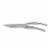 BergHOFF Essentials Stainless Steel Triple Riveted Poultry Shears Perspective: front