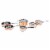 BergHOFF Tri-Ply Cookware Set - Polished Copper Perspective: front