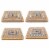 BergHOFF Multi-Colored Trivets Perspective: front