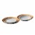 BergHOFF Gem Plate Set - White/Gold Perspective: front