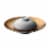 BergHOFF Gem Deep Presentation Plate And Bowl - White/Gold Perspective: front