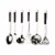 BergHOFF Stainless Steel Kitchen Utensil Set Perspective: front