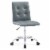 Ergode Prim Armless Mid Back Office Chair - Gray Perspective: front