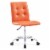 Ergode Prim Armless Mid Back Office Chair - Orange Perspective: front