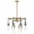 Ergode Resolve Antique Brass Ceiling Light Pendant Chandelier - Perspective: front