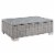 Ergode Conway 45  Outdoor Patio Wicker Rattan Coffee Table - Light Gray Perspective: front