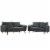 Ergode Revive Upholstered Fabric Sofa and Loveseat Set - Gray Perspective: front