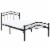 Ergode Townhouse Twin Bed - Black Perspective: front