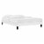 Ergode Reign Full Performance Velvet Platform Bed Frame - White Perspective: front