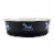 Stainless Steel Pet Bowl with Anti Skid Rubber Base and Dog Design, Gray and Black-Set of 12 Perspective: front