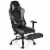 Costway Gaming Chair Racing High Back Office Chair w/ Footrest Black Perspective: front