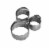 Simple Cookie Cutters Set, Stainless Steel, 3 Sizes, bake Perfect Shape Cookie Perspective: front