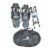 Outbound Lightweight 19 In Aluminum Snowshoes Kit with Poles & Carrying Tote Bag Perspective: front