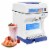 Costway Electric Ice Shaver Machine Tabletop Shaved Ice Crusher Ice Snow Cone Maker Perspective: front