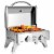 2 Burner Portable BBQ Table Top Propane Gas Grill Stainless Steel Perspective: front