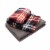 Glitzhome Cotton Quilted Weighted Blanket and Removable Duvet Cover Perspective: front