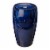 Glitzhome Ceramic Outdoor Fountain with Pump and LED Light - Cobalt Blue Perspective: front