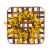 Glitzhome Bamboo Tobacco Basket With Artificial Winter Jasmine Wreath Perspective: front
