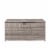 Glitzhome Outdoor Patio Garden Wicker Storage Deck Box - Gray / Cream Perspective: front