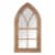 Glitzhome 40.16 Inch Hanging Wall Art Mirror Rustic Wooden Framed Wall Decor Perspective: front