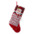 Glitzhome 36 Inch Length Felt 3D Oversized Count Down Stocking, Santa Perspective: front