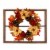 Glitzhome Blooming Magnolia Wooden Window Frame Wreath Perspective: front