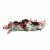 Glitzhome 24 Inch Length Snow Berry Ball Pinecone Pine Candle Holder Perspective: front