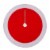 Glitzhome 48 Inch Diameter Red & White Felt Christmas Tree Skirt Perspective: front