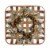 Glitzhome LED Pre-Lit Pinecone & Ornament Wreath  Wooden Window Frame Perspective: front