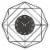 Glitzhome 24.02 Inches Large Metal Frame Wall Art Non Ticking Clock Wall Clock Perspective: front