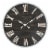 Glitzhome 27.56 Inch Oversized Large Numerals Farmhouse Galvanized Wall Clock Perspective: front