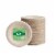 Glitzhome Oak™ PLUS 6-Inch Compostable Natural Sugarcane Plates Perspective: front