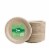 Glitzhome Oak™ PLUS 9-Inch Compostable Natural Sugarcane Plates Perspective: front