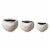 Glitzhome Fauz Porcelain Round Fluted Planters Perspective: front