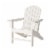 Glitzhome All-Weather Adirondack Chair - White Perspective: front