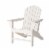 Glitzhome All-Weather Adirondack Chair - White Perspective: front