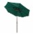 Glitzhome Aluminium Self Tilt Market Patio Umbrella - Dark Green Perspective: front
